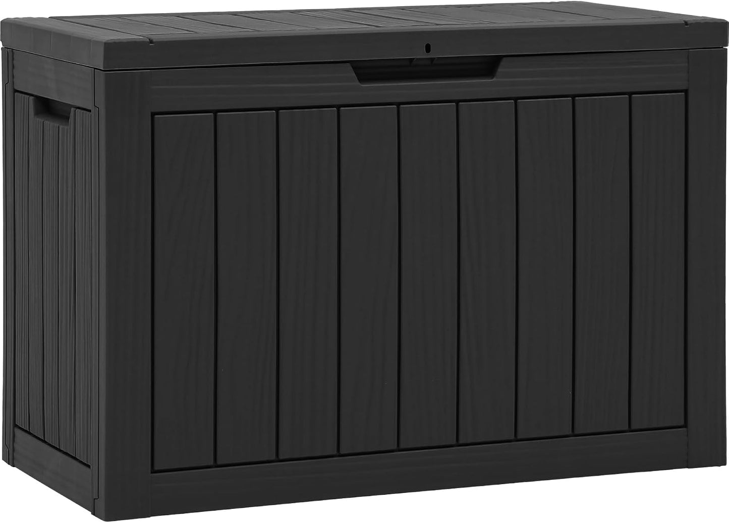 YITAHOME 31 Gallon Outdoor Storage Box | Resin Deck Box and Waterproof Package Delivery Box for Gardening Tools, Pool Supplies, Patio Furniture, Lockable, Taupe