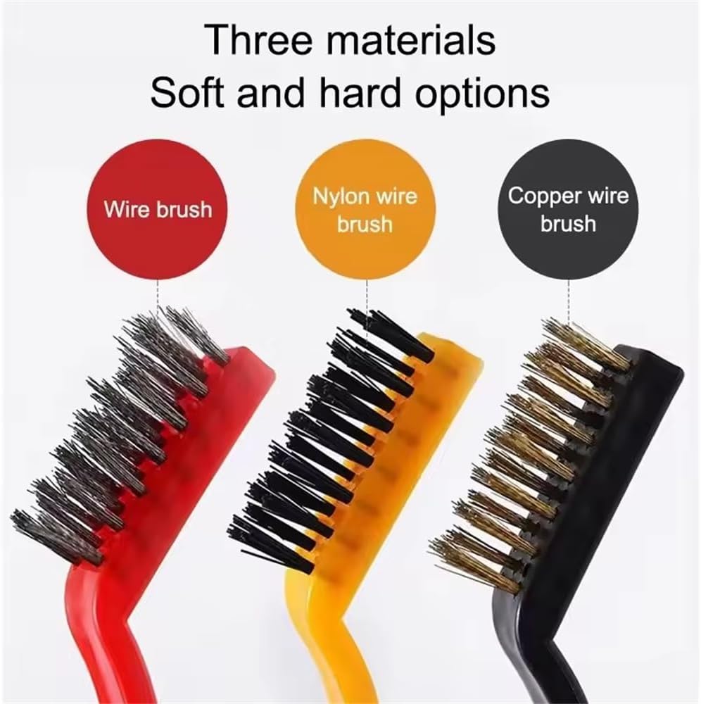 Cleaning Brush Home Kitchen Clean Wire Brush for Gas Stove Smoke Machine, Gap Cleaning Brush, Hard Bristle Crevice Cleaner Brush, Crevice Cleaning Tool, Wire Clean Brush Set,