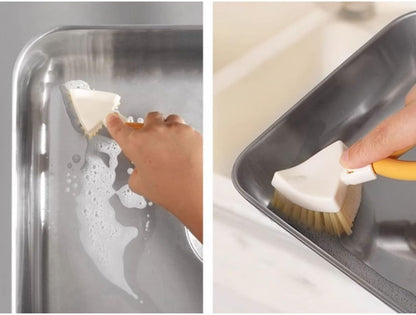 1 Pack Crevice Cleaning Brush, Narrow Gap Cleaning Tool for Window Tracks, Bathroom Tile, Floor and Household Corners, Cleaning Supplies