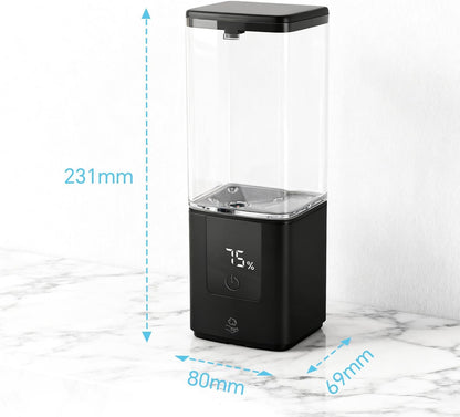 LAOPAO Soap Dispenser, Automatic Soap Dispenser Wall Mount Rechargeable Foaming Soap Pump for Bathroom Kitchen, Touchless Foam Soap Dispenser for Dish/Hand/Shower Soap, Home & Commercial, 540ml, White