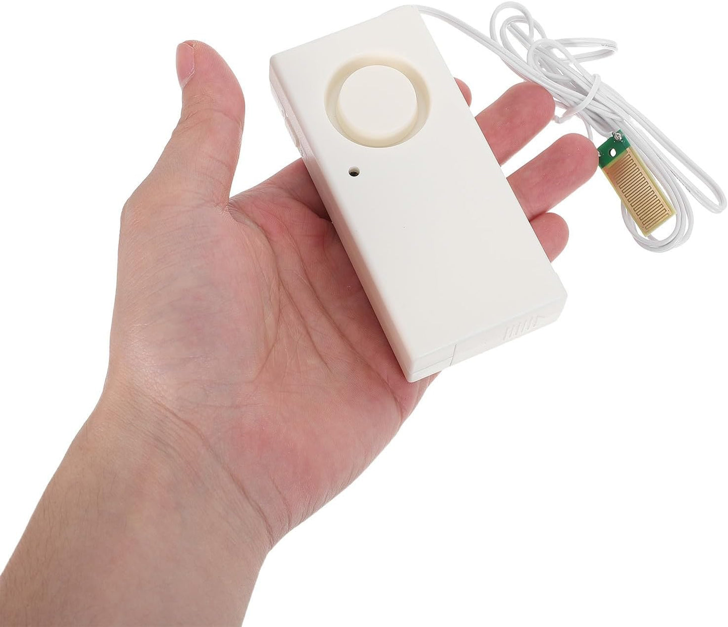 Water Leak Detector Alarm Easy Install 2pcs with Ultra Sensitive Response and Real Time Water Detection Abs Material for Home and Bathroom Safety