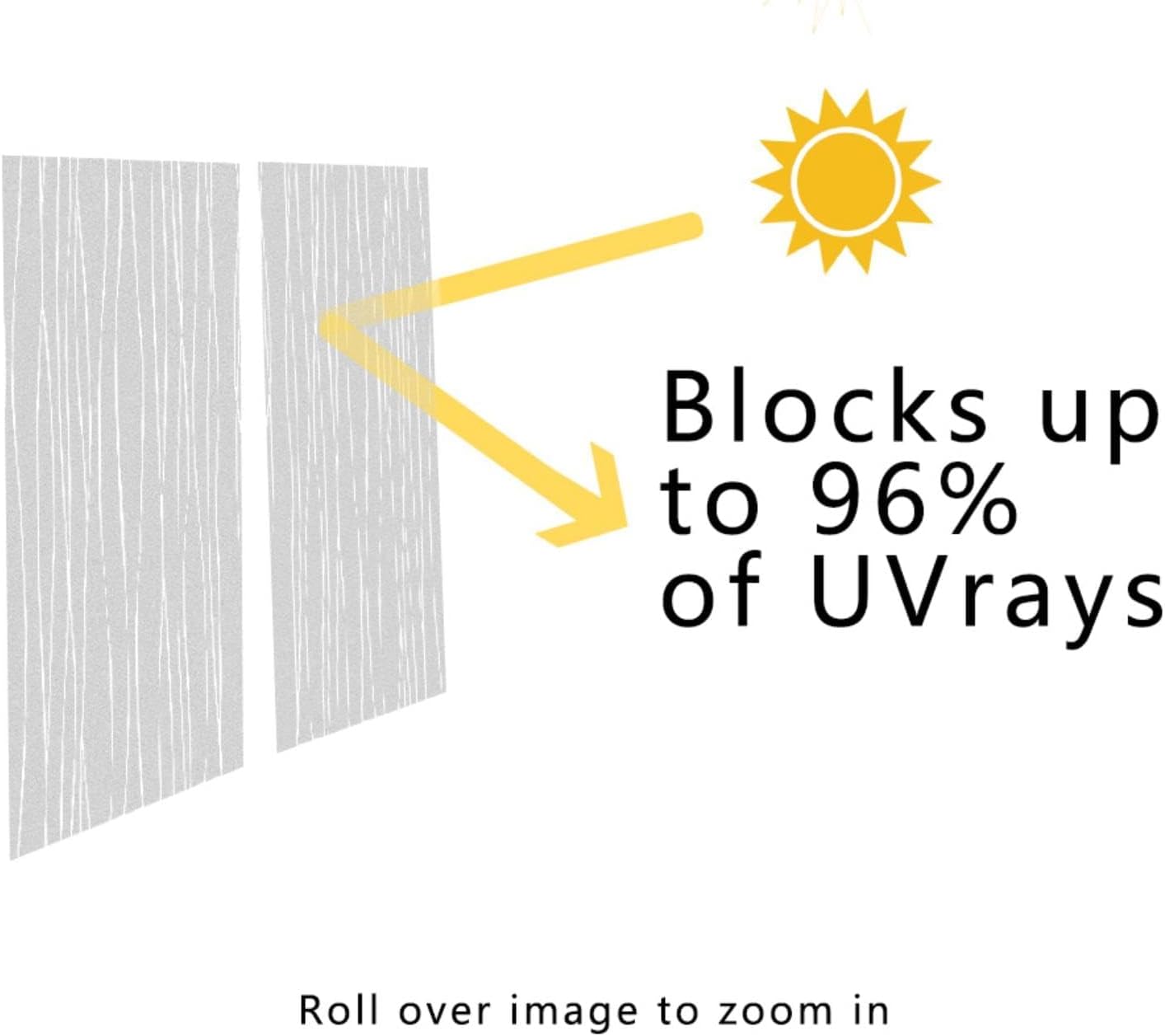 Finnez Frosted Window Film Non-Adhesive, Frosting Privacy Film for Glass Windows, Self Static-Cling Decorative Window Cling for Home Office UV Protection Cross Pattern 17.5 x 78.7 inches