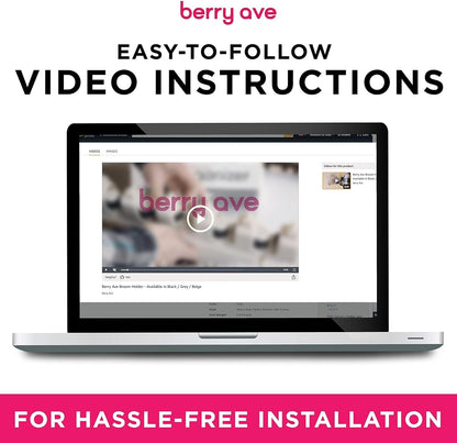 Broom Holder Wall Mount, Mop and Broom Organizer – Wall Mounted Broom Rack & Mop Rack, Rack for Brooms and Mops | Broom Hanger Wall Mount with 5 Slots & 6 Hooks, Kitchen Garage Laundry Garden