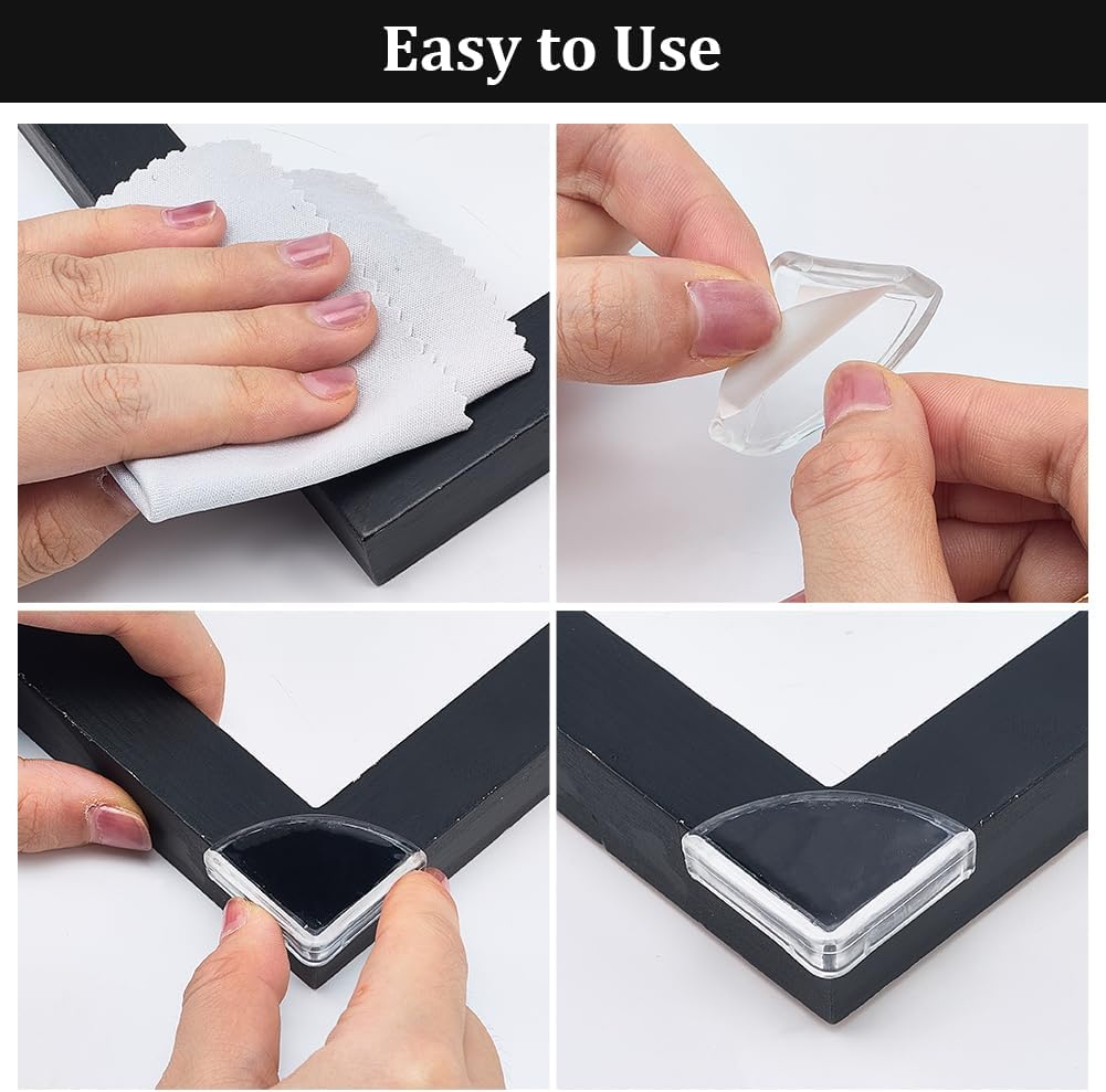 CREATCABIN 40Pcs Table Corner Protectors Edge Guards Corner Cushion Slim Clear securety Edge Bumpers Cushion Transparent Covers Protector Proof for Home Furniture Table Windows Cabinet 11.8 Inch