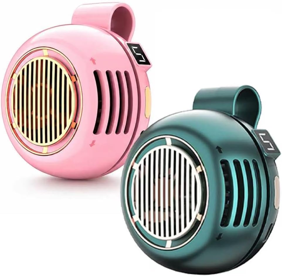 Portable Rechargeable Fan, Mini Rotating 360° Stylish Fan, Clip-On Bladeless Fan, Suitable For Home Use And Travel, As Well As A Daily Gift