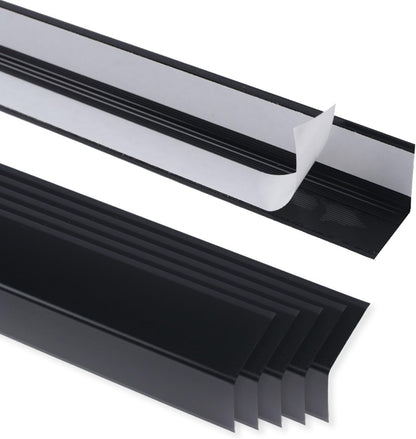 INCREWAY 1Pack Wall Corner Protector, Self-Adhesive Corner Guard Edge Protection Strip, 6.56ft PVC Protector for Wall Furniture Door Frame Table Countertop Cabinet (Clear)