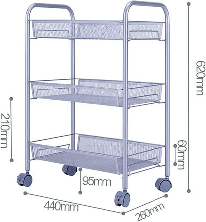 Slim Rolling Storage Cart,Utility Cart Mobile Slide Out Organizer,Laundry Room Organization,Mobile Shelving Unit Bathroom Organizer for Kitchen,Bathroom,Laundry Room,Narrow Places (3 Tier)