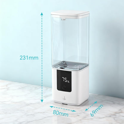 LAOPAO Soap Dispenser, Automatic Soap Dispenser Wall Mount Rechargeable Foaming Soap Pump for Bathroom Kitchen, Touchless Foam Soap Dispenser for Dish/Hand/Shower Soap, Home & Commercial, 540ml, White
