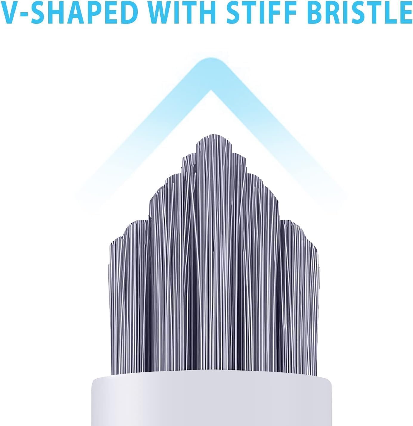 Lumkew Grout Cleaner Brush,Hard Bristle Grout Cleaning Brushes Scrubber for Tile Floors Bathroom Shower, Black, 3 Pieces