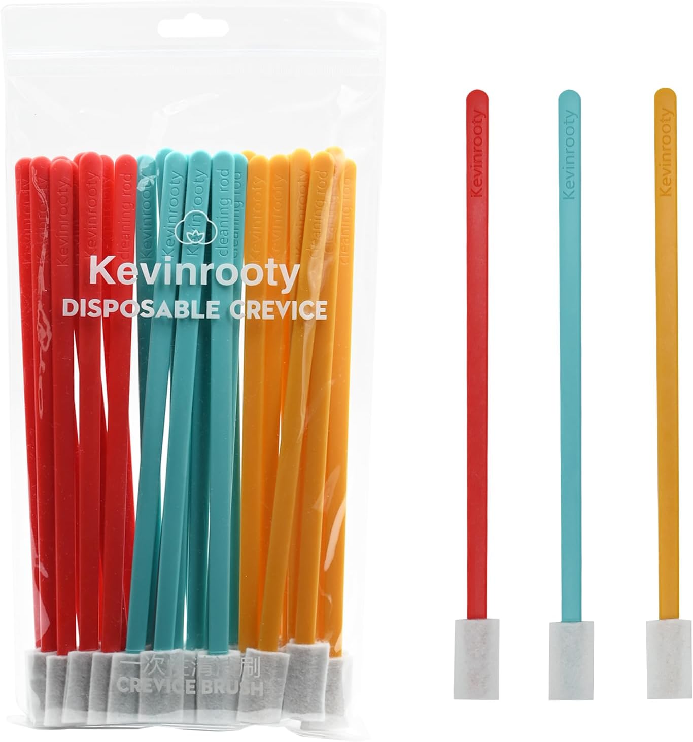 30PCS Crevice Cleaning Brush Tool Kit - Disposable Toilet Brush & Seat Cleaner (Blue)