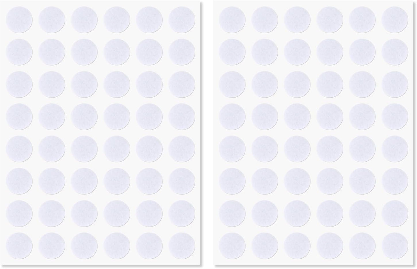 96pcs Felt Pads for Cabinet Door, 1.3cm/1/2in Round Thick Quite Small Cupboard Bumpers Self Adhesive Sticky Felt Dots Furniture Tools for Kitchen Furniture Floor Drawers Table Chair Legs Feet (Black)