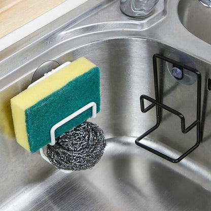 Sink Countertop Organizer Rack Wall Mounted Drain Rack Sponge Dishcloth Holder Sink Caddy Kitchen Accessories Punch-free Kitchen Sink Organizer Rack Stainless Steel Countertop for Cleaning Products
