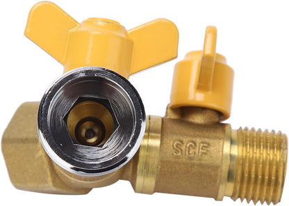 1/2 Inch Water Hose Splitter Washing Machine Splitter G1/2 Brass Garden Irrigation 2 Way Double Tap Hose Adapter Dual Faucet Connector