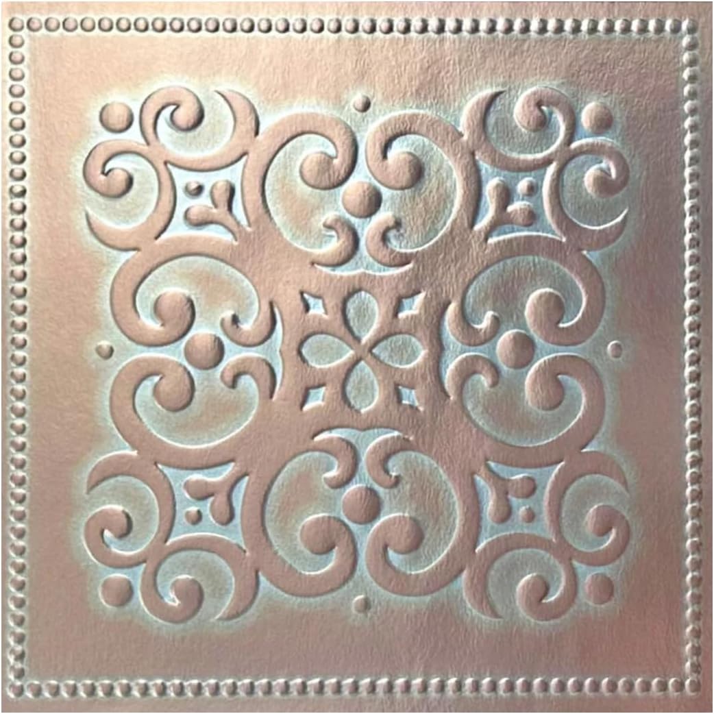 Main Street – 24-Pack of 8 x8 Peel and Stick Backsplash Wallpaper Tiles – Removable Self Adhesive Wall Tile for Kitchen, Renter-Friendly for Your Home and DIY Projects (Patina Copper)