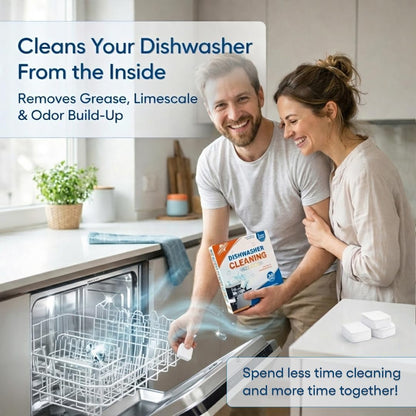 Dishwasher Cleaner Tablets – Deep Cleaning & Descaler Tablets for Dishwashers, Removes Grease, Limescale & Odors, Freshens & Maintains Performance (24 Count)