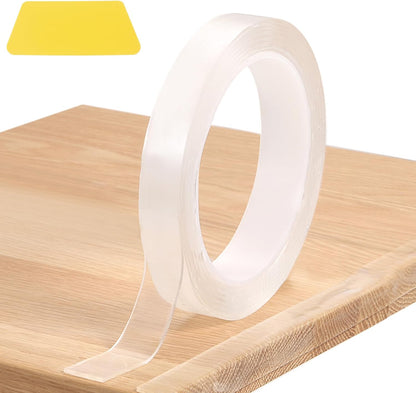uxcell Clear Edge Protector Strip, 3.94 in x 16.4 ft Sharp Edge Wrap Cover Tape Soft Corner Guards for Furniture Cabinets Drawers Tables Door