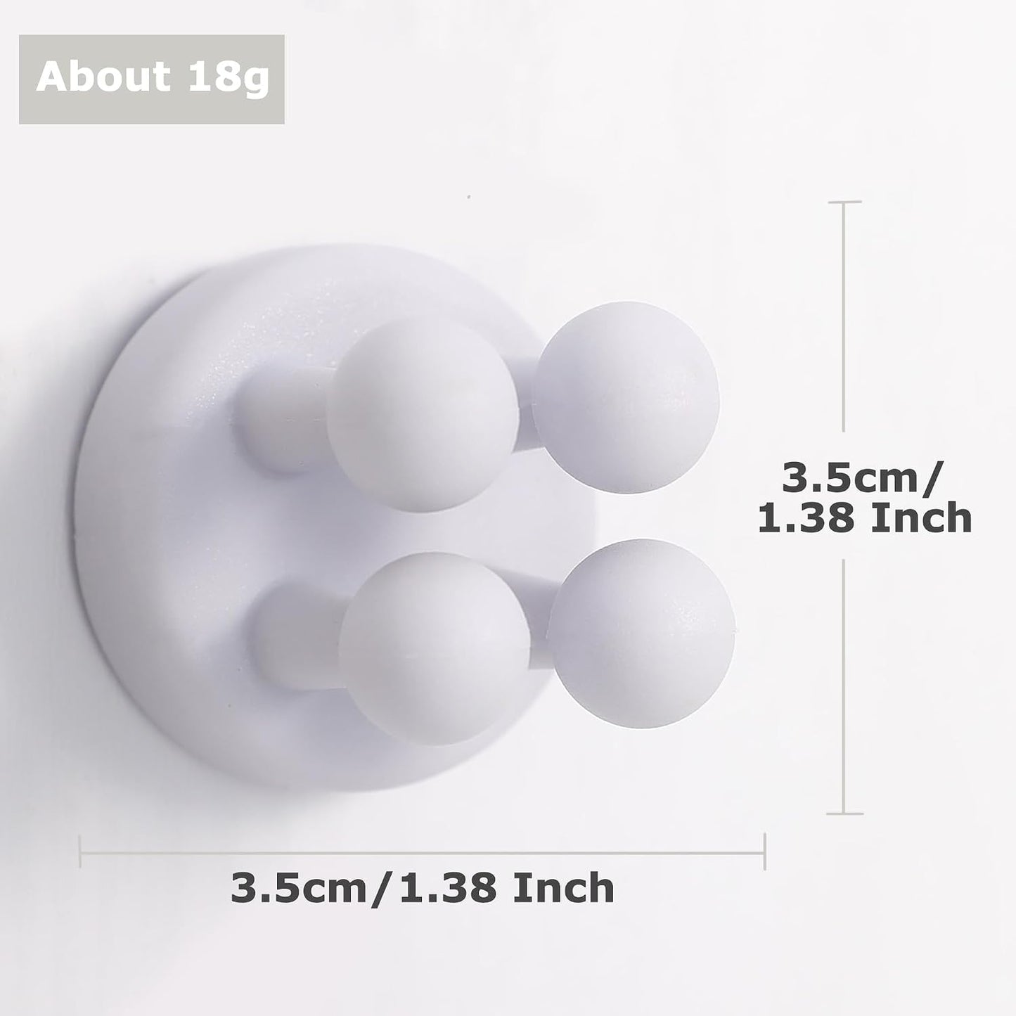 4 pcs Silicone Toothbrush Holder Multi-Function Hook Waterproof self Adhesive Single Toothbrush Hook Plug Holder for Wall for Hanging Bathroom Kitchen Living Room Office