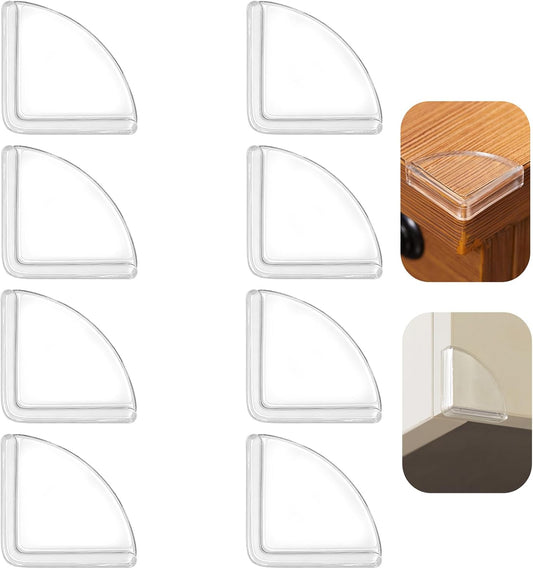 8pcs Corner Protectors, Corner Protector to Cover Sharp Furniture | Clear Furniture Corner Guards & Edge Safe Anti-Collision Bumpers, Suitable for Table Corner Cabinet Corner Window Corner