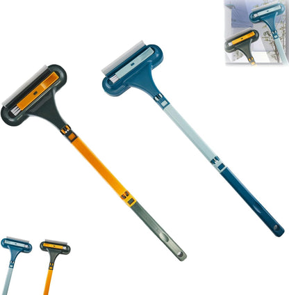 2-in-1 Multi-Purpose Cleaning Brush Efficient Cleaning, 2026 Upgraded Window Screen Cleaning Brush, 2-in-1 Window and Screen Cleaning Brush with Extendable Handle for Household (A#)