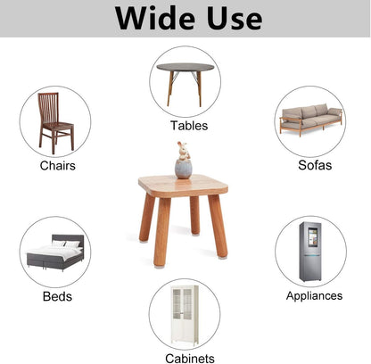 Felt Furniture Pads 300 Pieces, Furniture Pads for Hardwood Floors, Felt Pads for Chair Legs Furniture, Floor Protectors for Furniture Black