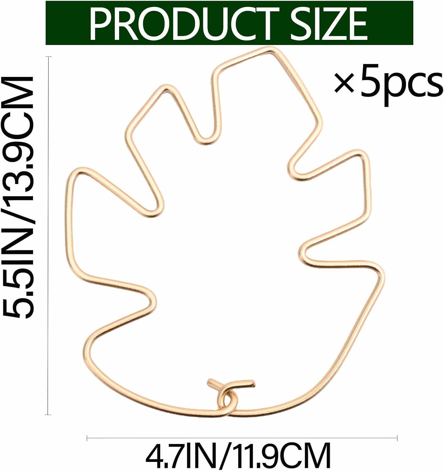 Yohsnor Monstera Plant Stem Support System - 5 Piece Set (5.5x4.7in) | Durable Plant Support Stakes for Climbing Plants & Fishbone Cactus | Ideal Leaf Stabilizer for Indoor Plants & Monstera Care