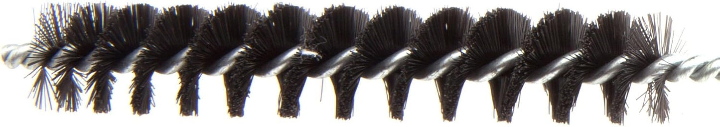 Forney 70487 Tube Brush, Nylon with Wire Loop Handle, 15-1/2-Inch-by-1-1/4-Inch | Features a durable 15-1/2" total length with a 1-1/4" brush diameter. Perfect for pipe and tube cleaning.