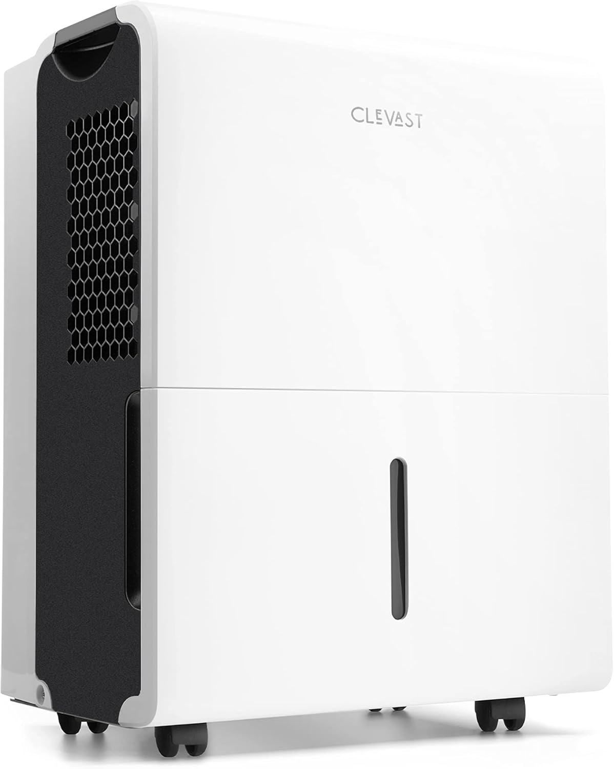 CLEVAST Small Dehumidifier for Home, Mini Quiet Fast Moisture Removal | 30oz Water Tank, Auto Shut-Off, Sleep Mode, Portable, Compact, Suitable for Bathroom, Bedroom, Closet, Camper, Cabinet