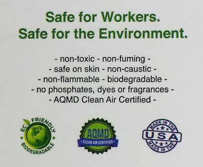 Commercial Hood Cleaner; Concentrated Formula, Biodegradable, Powerful Degreaser, Professional Strength Cleaning For Industrial Kitchens, Pack of 4 Gallons