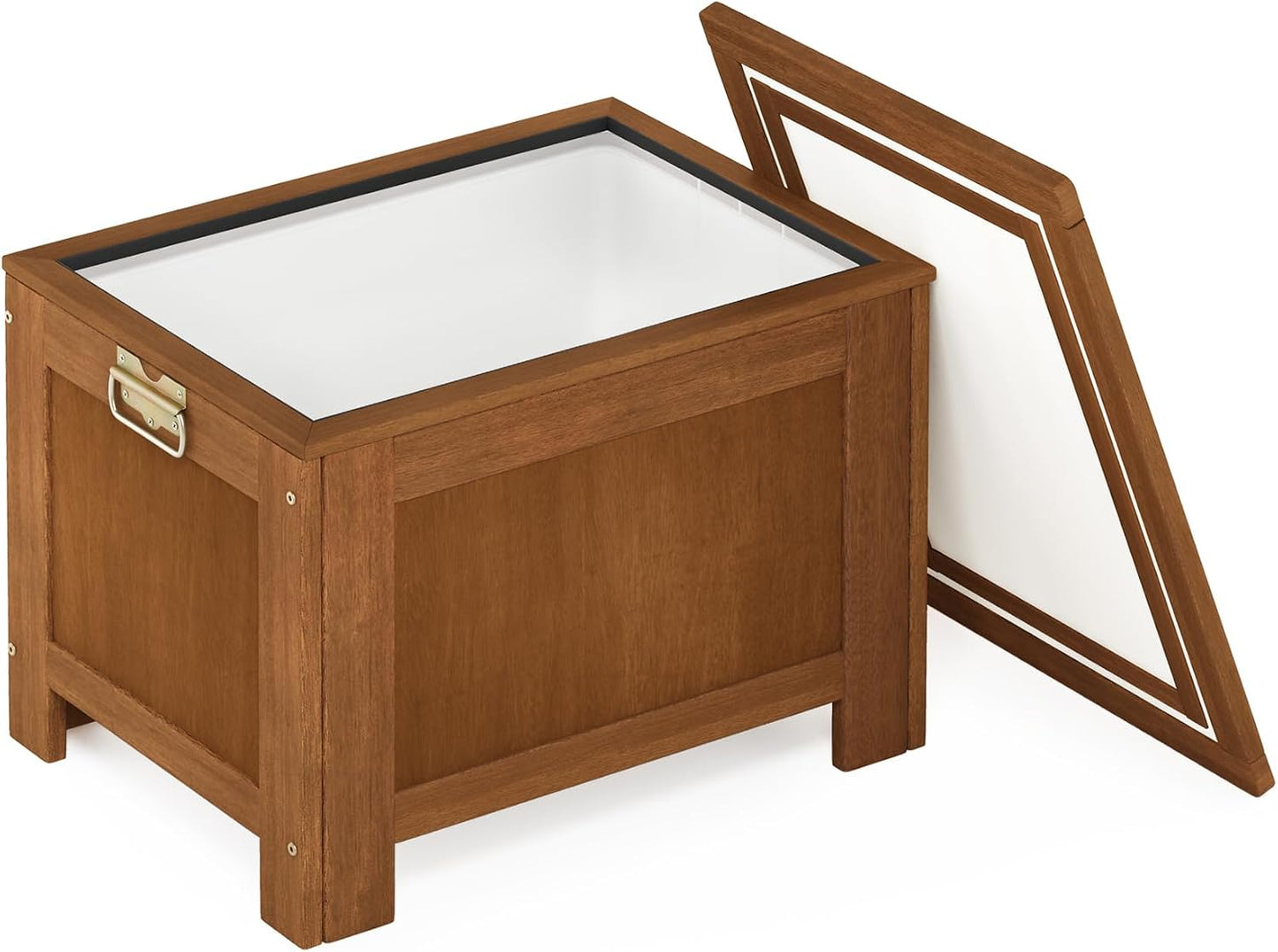 Furinno FG19749 Tioman Outdoor Hardwood Storage Box, Natural