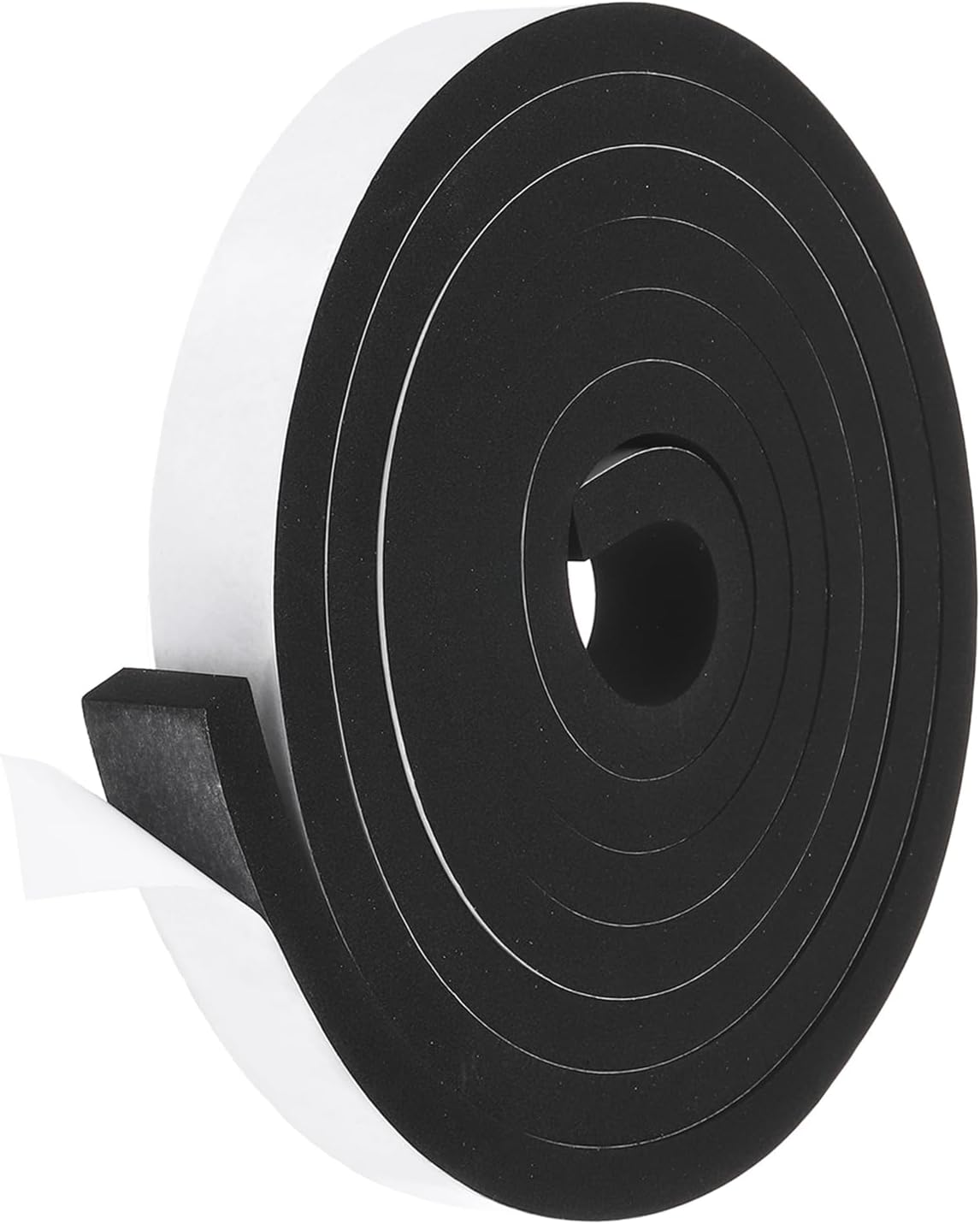 PATIKIL Weather Stripping Door Seal Strip, 3/8 Inch x 1/4 Inch x 32 Ft Self Adhesive Soundproof High Density Foam Tape Insulation for Door Window Air Conditioning, White - Colors A