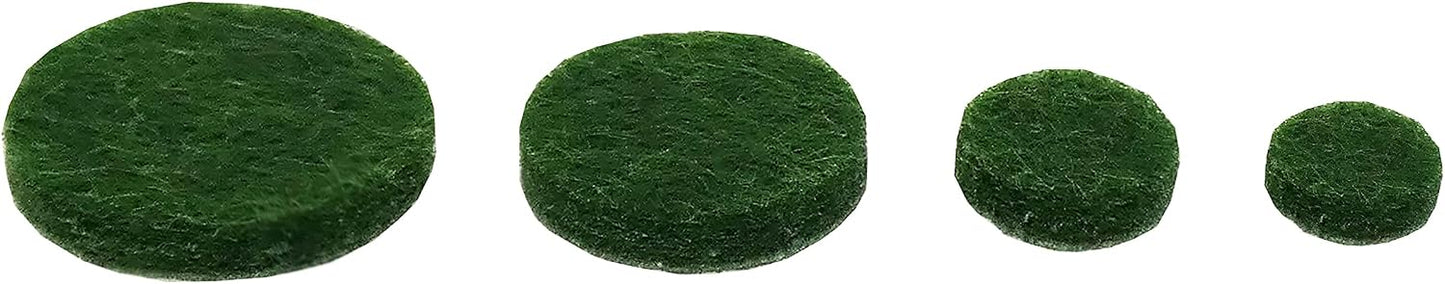 Shepherd Hardware 9423 Self-Adhesive Felt Surface Protection Pads, Assorted Sizes, 46-Count, Green