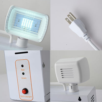 Plug in Emergency Lights for Business Home Power Failure 4Hours 300lm LED Commercial Emergency Light Fixtures with Battery Backup Rechargeable Adjustable Two Heads AC85-277V