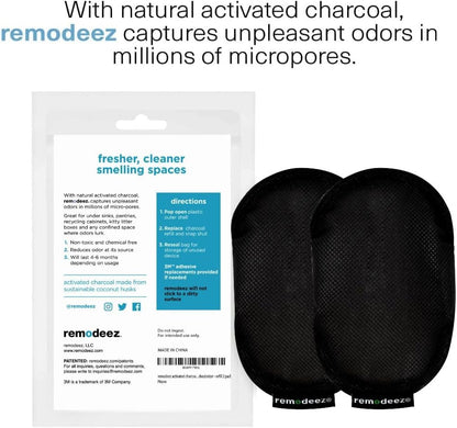 Remodeez Fridge Deodorizer Refill Pods, Activated Charcoal 2-Pack