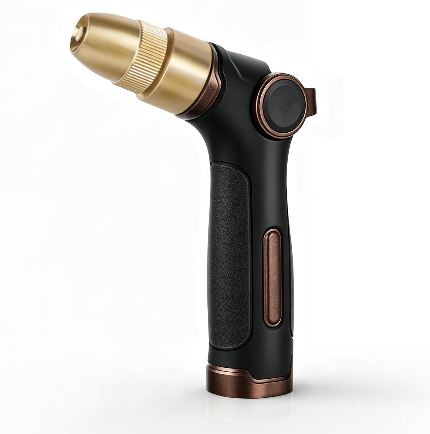 RESTMO Garden Hose Nozzle, Heavy Duty Water Hose Sprayer for Outdoor | Zinc Alloy Metal, Thumb Control, Precise Flow, Adjustable Spray Patterns, Leak-proof, Ideal for Lawn & Plant & Car, Black