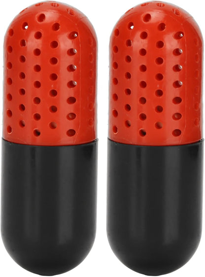 2pcs Shoe Deodorizer Balls Sneaker Odor Eliminator with High Hygroscopicity Zeolite for Shoes Gym Bags Closet