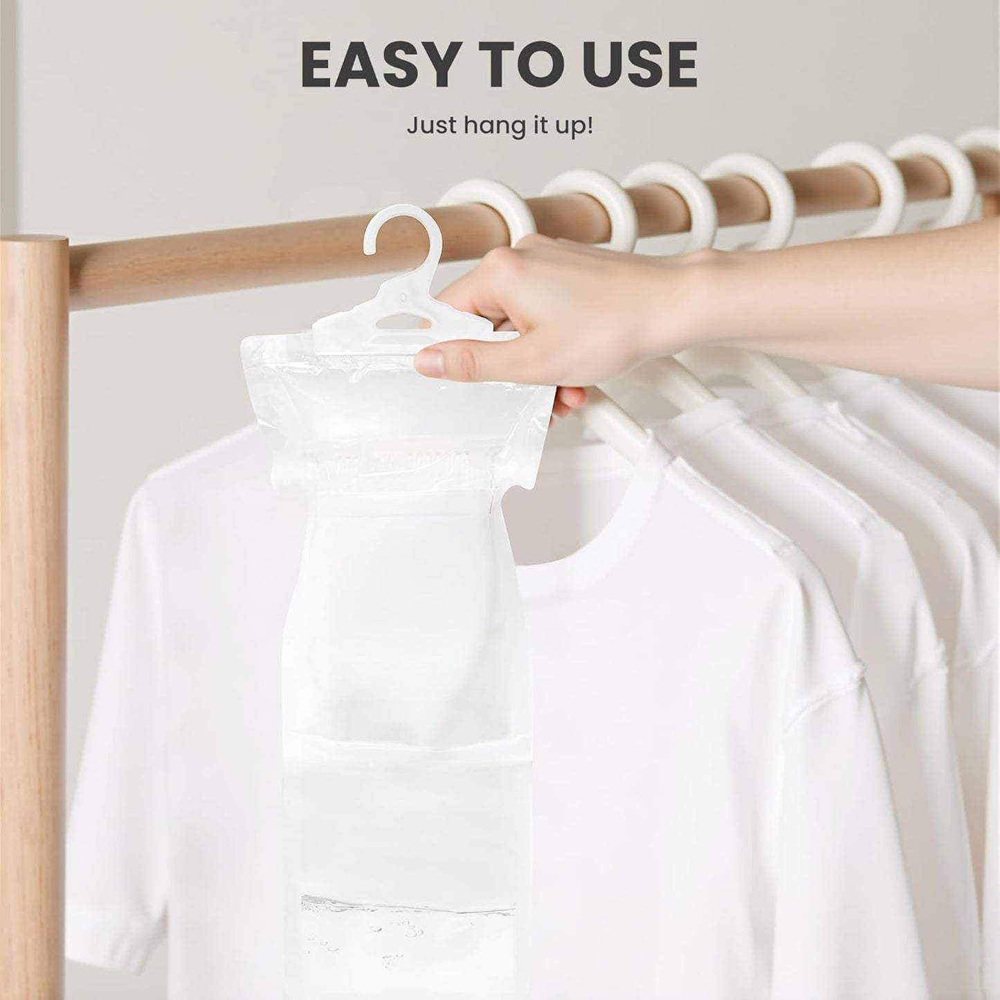 Candy Moisture Absorbes Hanging Packets 10 Pack,Dehumidifier Bags Ideal for Closet Bedroom Bathroom