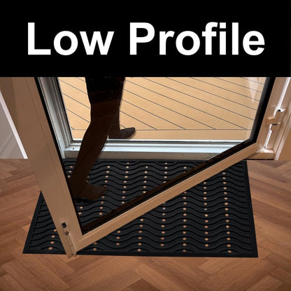 A1HC New Natural Rubber Premium Scrapper Door Mats-Keeps Mud and Dirt Away for Commercial and Residential Use, Office Entrance, Retail, Restaurants, Homes & Any Areas Where is Heavy Traffic 36"x60"