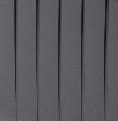 Keter Marvel+ 270L Outdoor 65% recycled Garden Furniture Storage Box Graphite Wood Panel Effect | Fade Free | All Weather Resistant | Safe and Secure | Zero Maintenance | 2 year Warranty