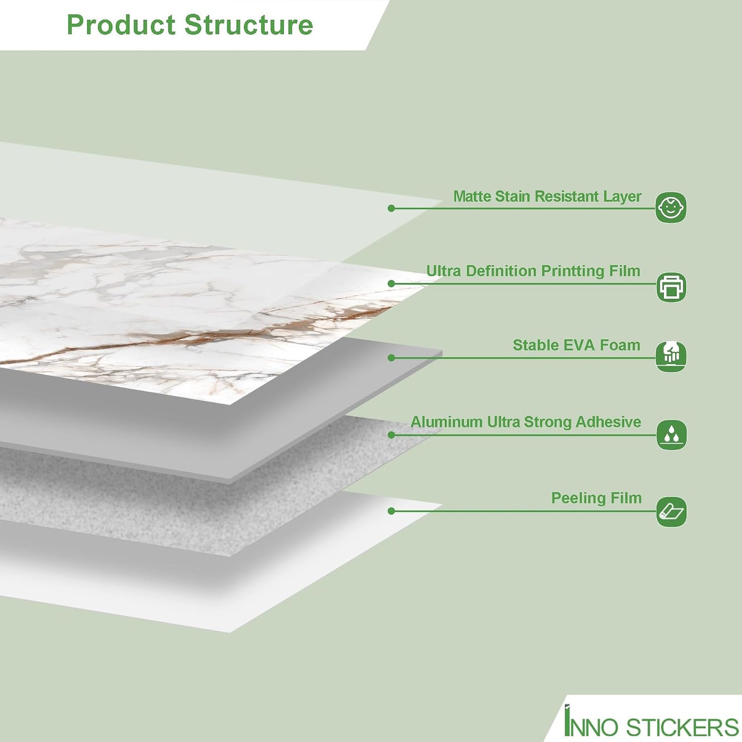 Marble Peel and Stick Waterproof Wall Paneling, 118" x 47" Carrara White Matte Finish Self-Adhesive Backsplash Tile Vinyl Wall Panel for Kitchen Bathroom Wall Decor, Covers 38.75 Sq. Ft.