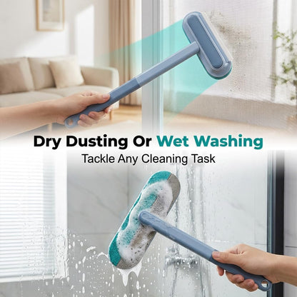 Window Screen Cleaning Brush, Mesh Screen Cleaner, Detachable Window Screen Cleaning Brush Washing Tool, Windows Screen Cleaner Tool with Wet and Dry Dual-Use, for Clothes,Pet Hair Extra Sticky (1PC)