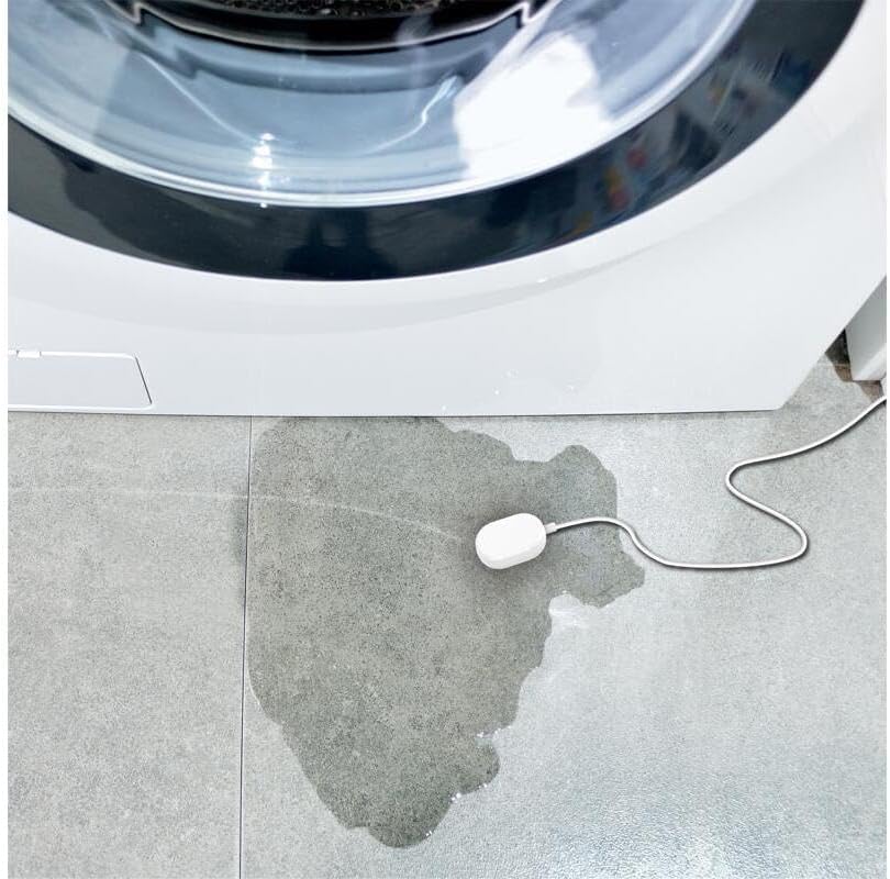 Swann Leak Alert Sensor. Easy Installation (Permanent or Temporary), Wi-Fi Connected, Battery Powered, No Hub Required, Alerts to Your Smartphone and Get Early Warning of Leaking Pipes or Appliances