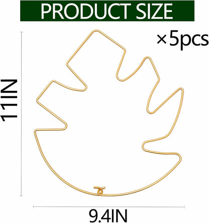 5PCS Monstera Plant Stem Support Stakes - 5.5 * 5.5IN Metal Supports for Monstera and Fishbone Cactus, Sturdy Frame, Easy Installation, Flexible Protection for Healthy Growth Indoors