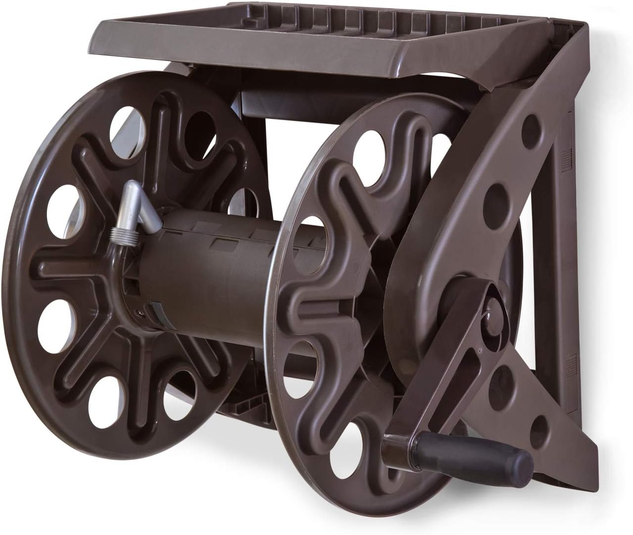 Liberty Basics 510 Wall Mount Hose Reel, Bronze