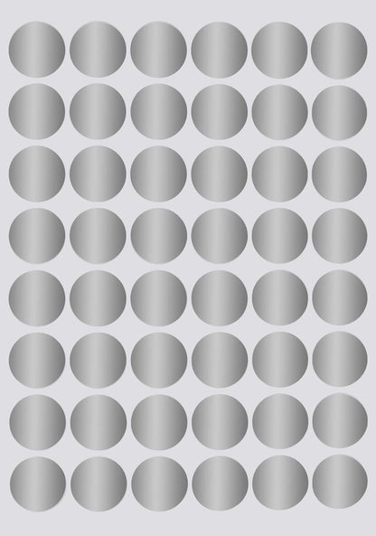 Royal Green Dot Sticker 11/16" Inch (17mm) Colored Labels in Purple - 2400 Pack - Colors A