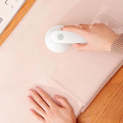 USB Rechargeable Fabric Shaver, Electric Lint Remover, Sweater Cordless Clothes Defuzzer, Portable Pills Trimmer for Clothes, Furniture (Green)