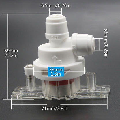 Water Leak Detector Automatic Shut Off ABS Leak Protector for Reverse Under Sink Pipe