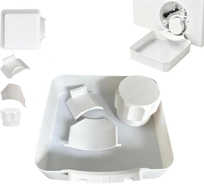 Universal Front-Load Washing Machine Drain Pan, Washer Drain Pan, Washing Machine Drainage Tray, Easy Installation for Apartments, Garages, and Rentals (drip Tray)