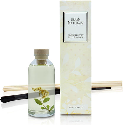 Urban Naturals Smoked Vanilla Reed Diffuser Set with Vanilla Bean, Sandalwood & Leather | Made in the USA - Colors B
