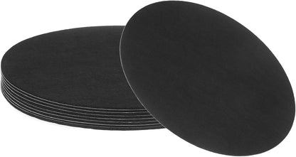 uxcell 32Pcs Non Slip Furniture Pads, 3" Round Self Adhesive Felt Bumpers Noise Reducing Furniture Feet Floor Protector for Chairs Tables Furniture Legs (White 0.2" Thick) - Colors B