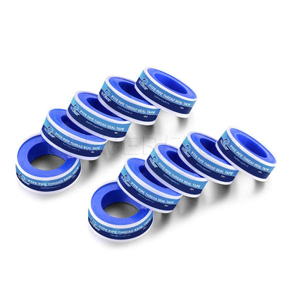 Supply Giant Plumbers PTFE Tape 1/2" W x 520" L Pipe Thread Tape, High Density Thread Sealant Tape Water Seal Plumbing Tape for Shower Head, Pipes, Gas Lines, Leak Prevention